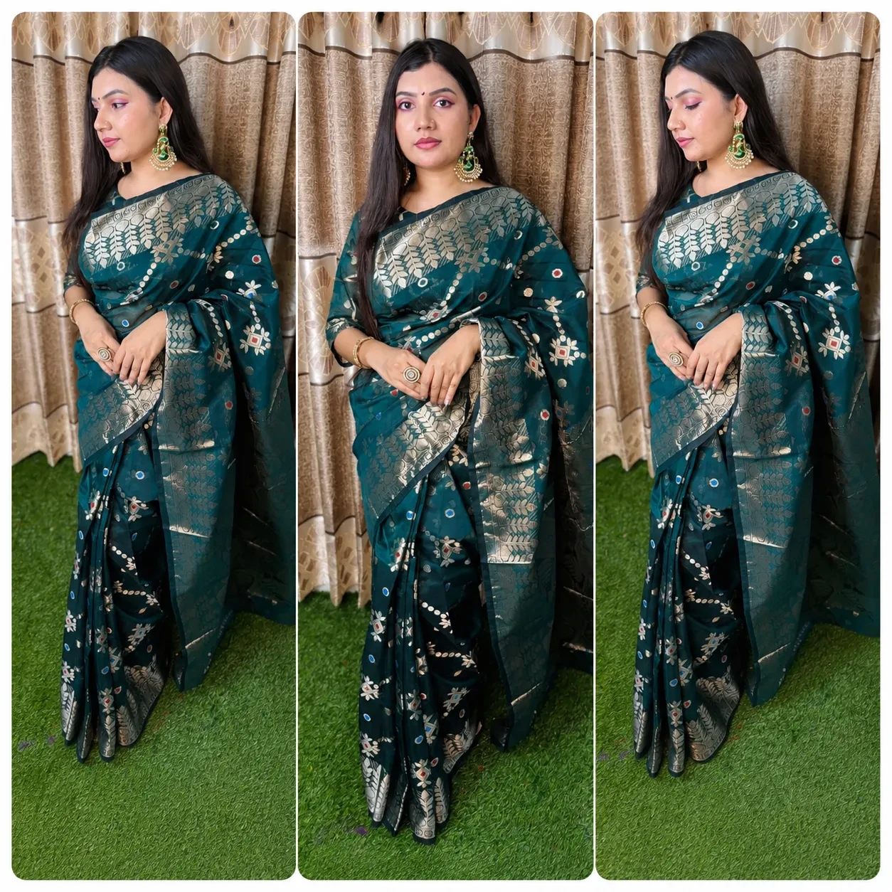 প্রিমিয়াম হ্যান্ডলুম জামদানি শাড়ি – রুচিশীল নারীর প্রথম পছন্দ