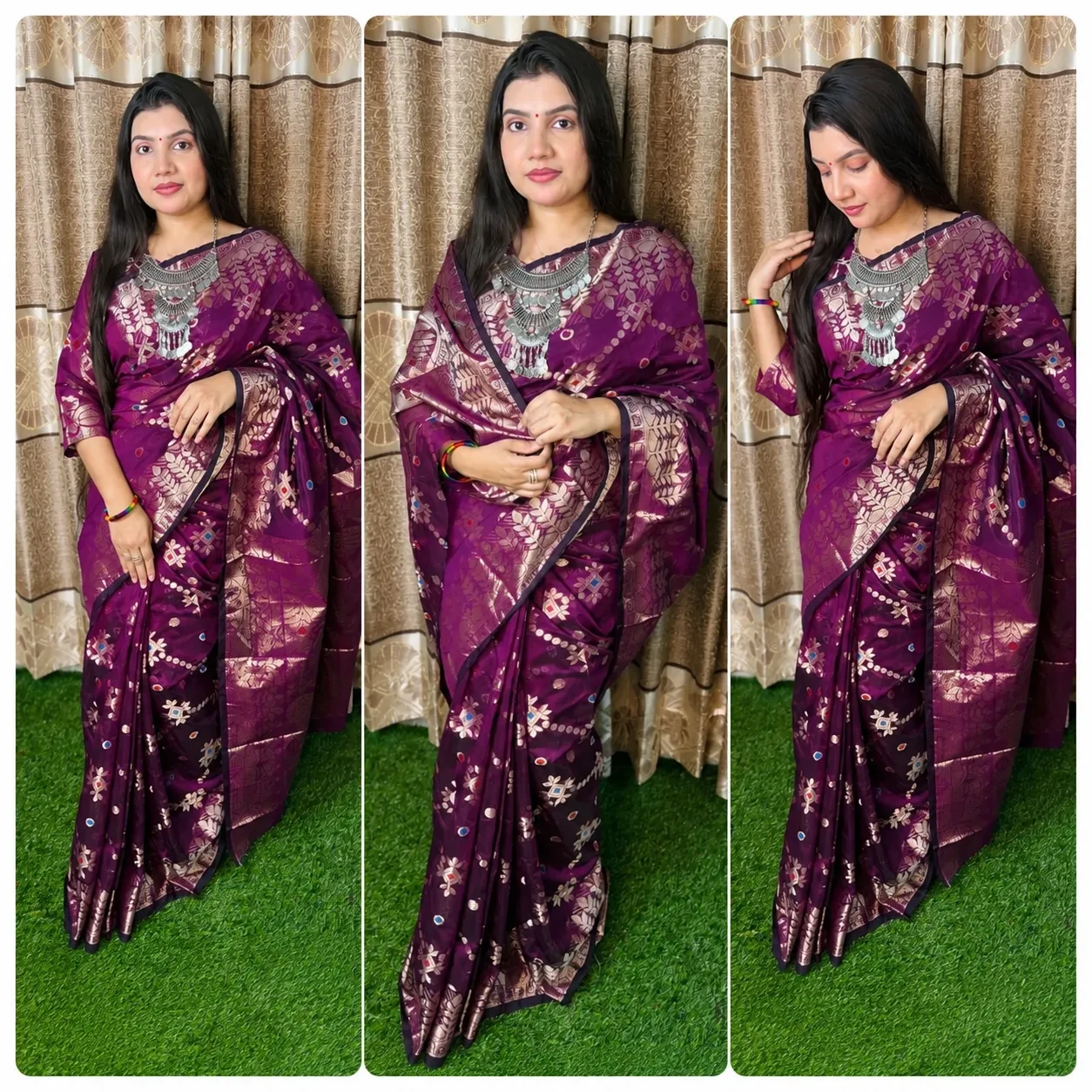 সফট কটন ঢাকাই জামদানি শাড়ি – আরাম, সৌন্দর্য ও ঐতিহ্যের মেলবন্ধন